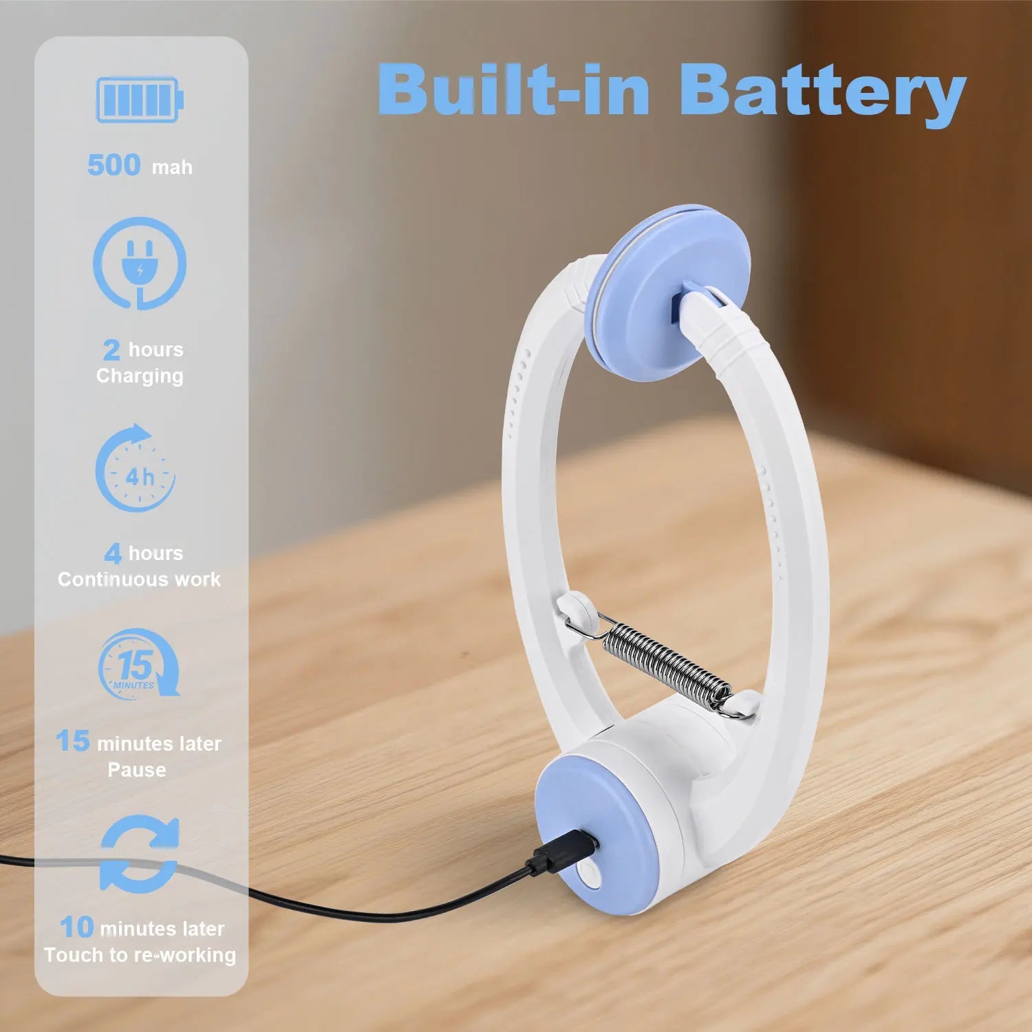 Built-in battery details