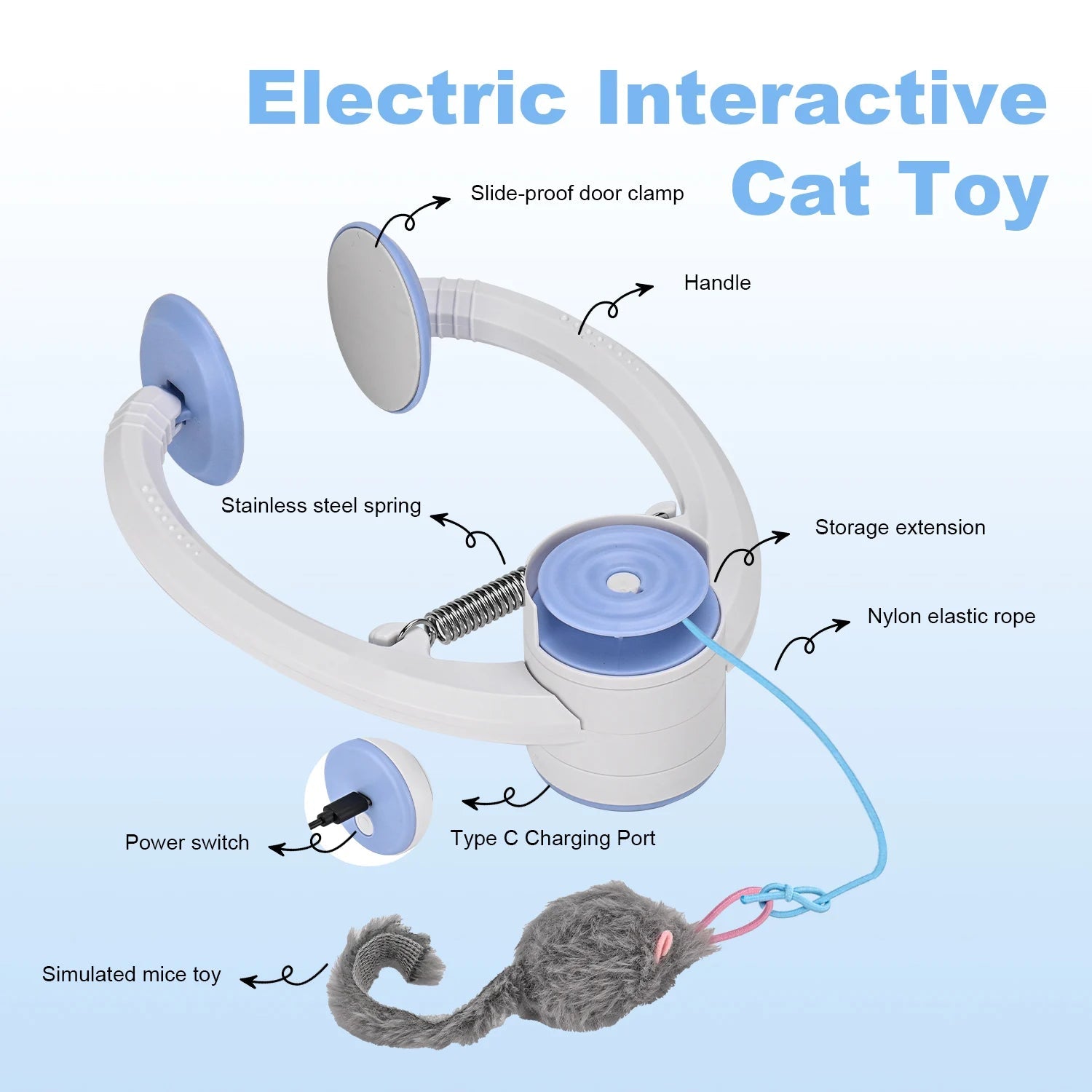 Electric Interactive Cat Toy parts diagram