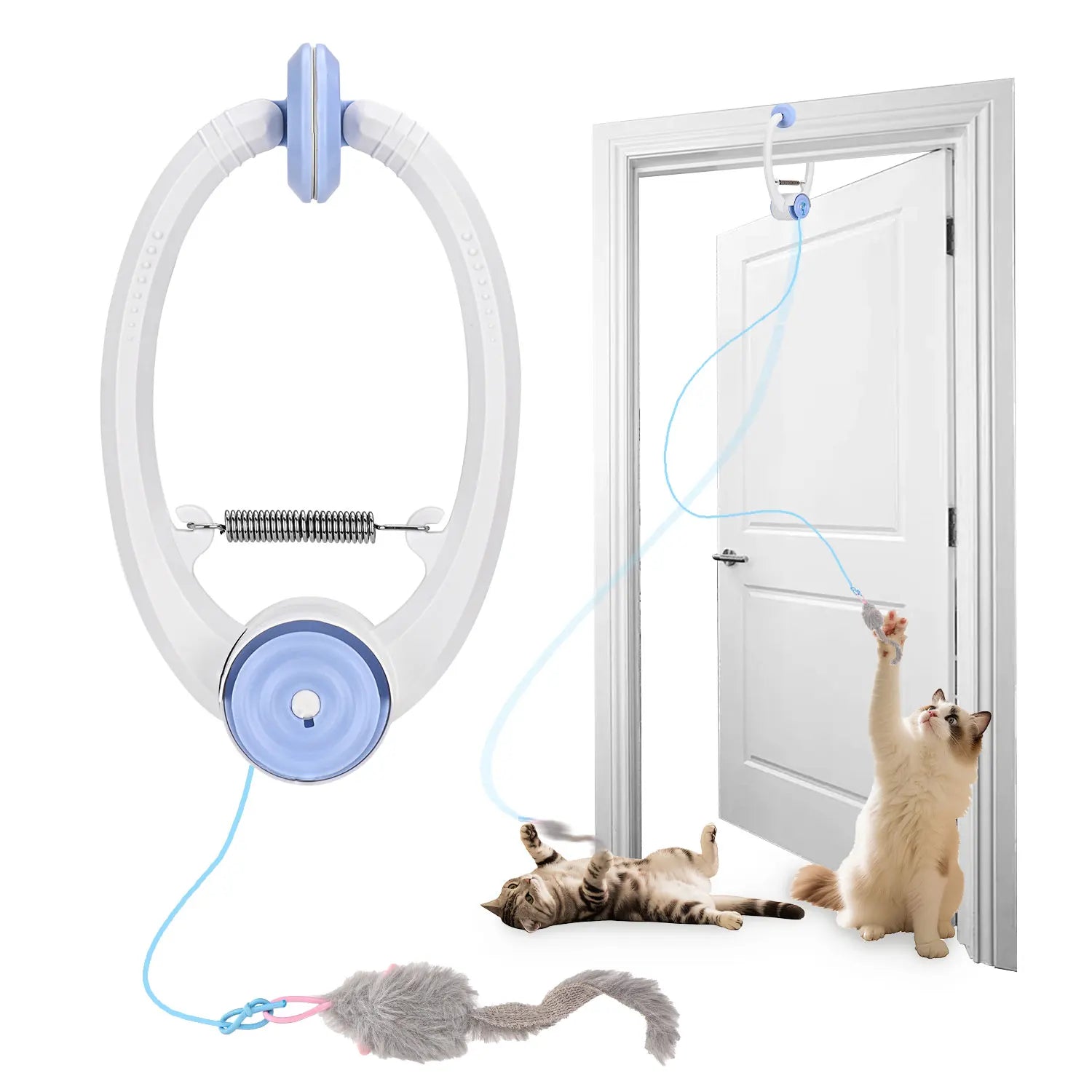 MeowWiggle Electric Door Hanging Cat Toy